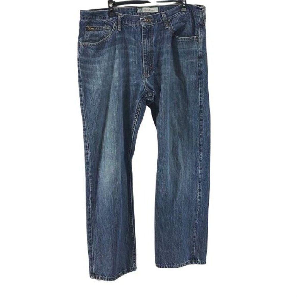 Lee Men's Straight Cut Distressed Regular Jeans Size‎ 40x30